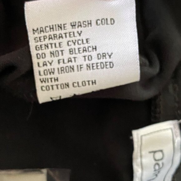 Pamela McCoy Faux Tapered Leather Pants Plus Size 3X Pull On PU Black Slits NWT - Picture 5 of 8